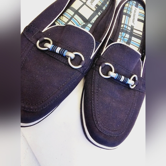 Grasshoppers Women's Mules Slip on Shoes Buckle Navy Blue Size 8 - Picture 7 of 13